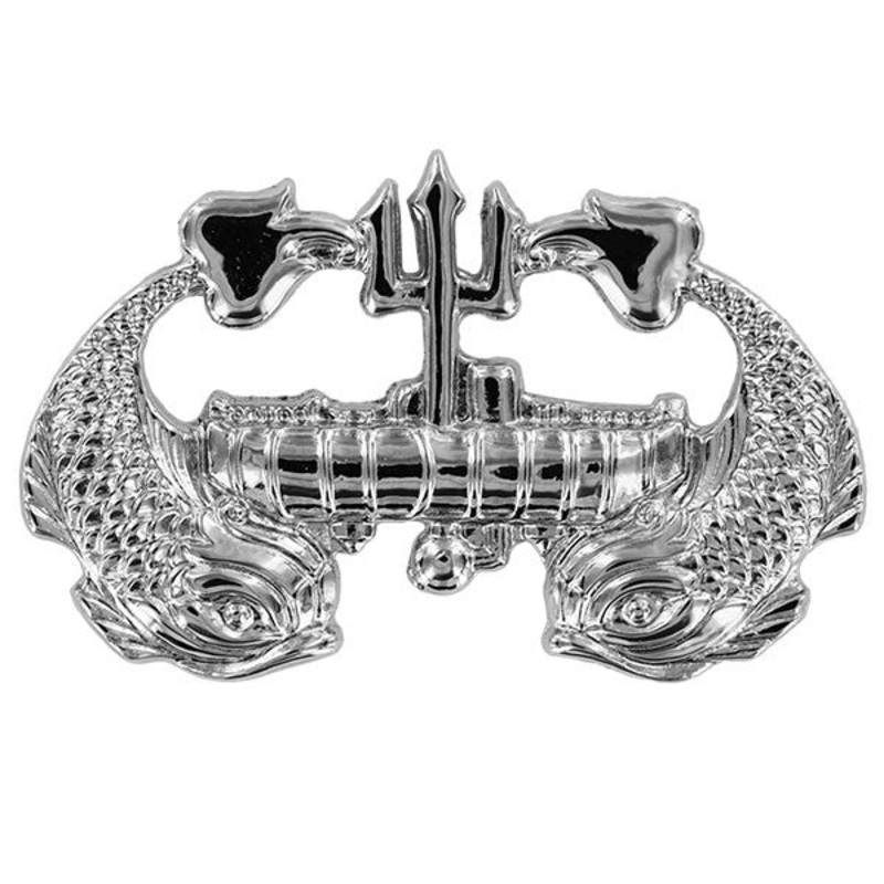 Navy Badge: Deep Submergence Enlisted – regulation size, mirror finish
