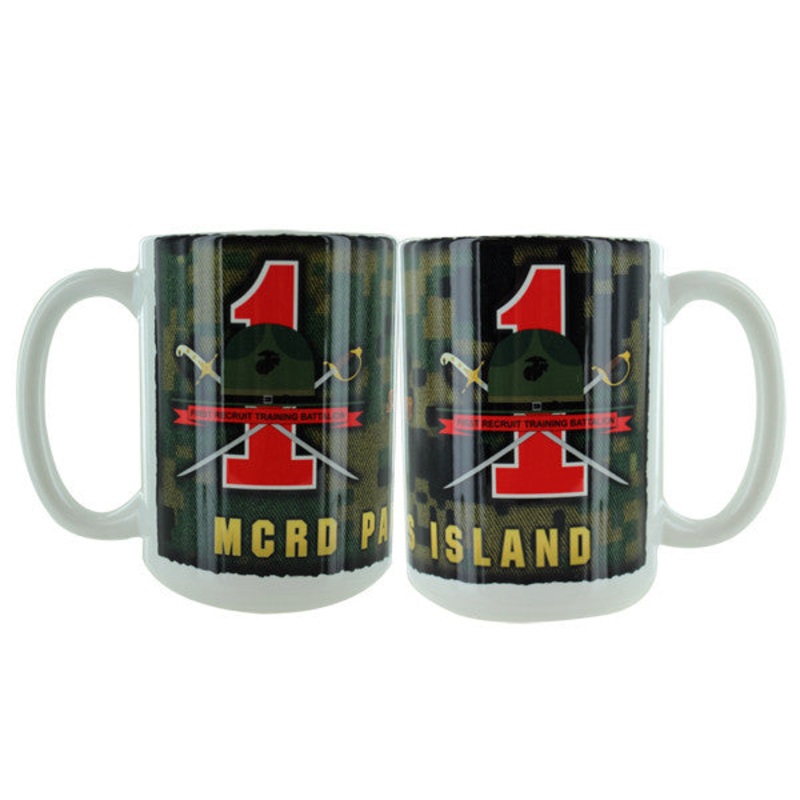 Marine Corps Mug –  Parris Island 1st Recruit Battalion