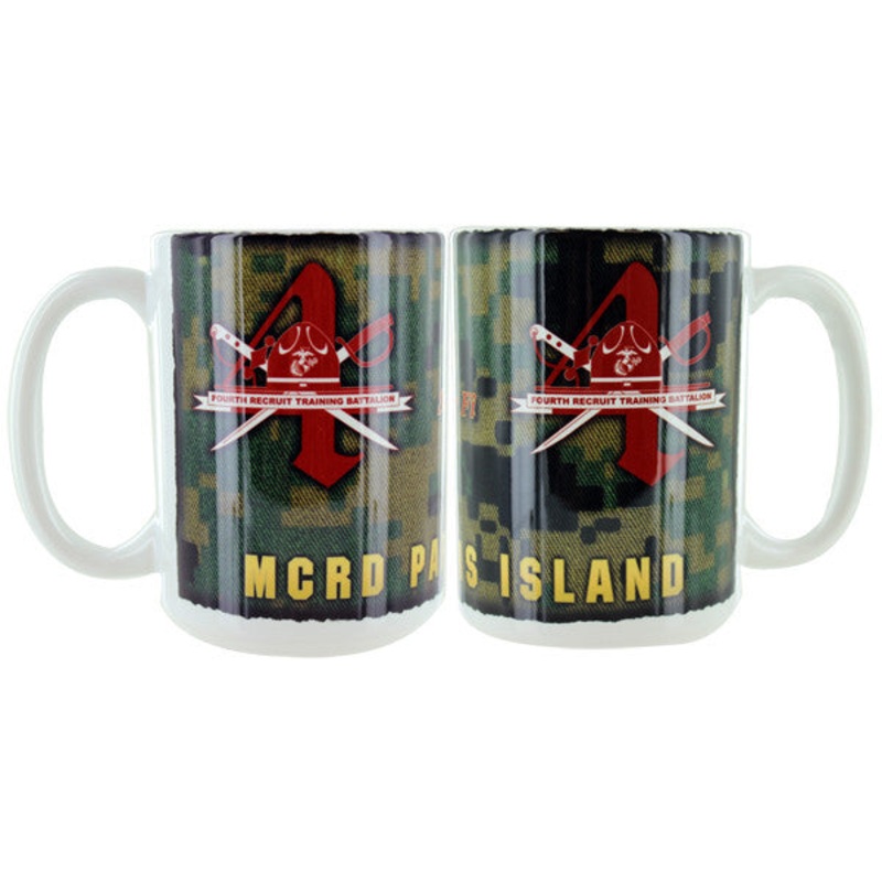 Marine Corps Mug –  Parris Island 4th Recruit Battalion
