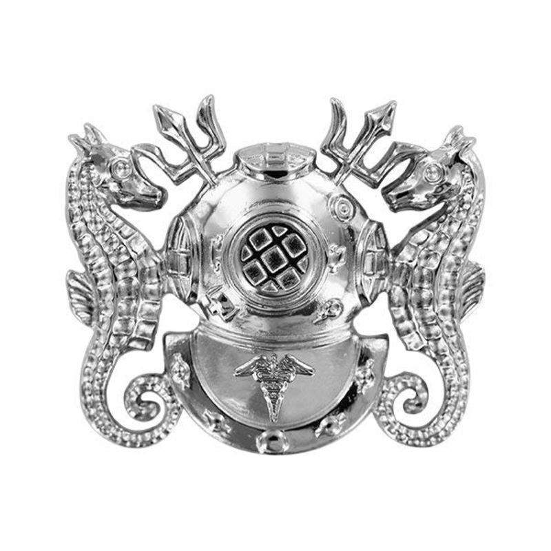 Navy Badge: Diving Medical Technician – regulation size, mirror finish