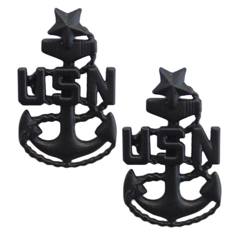 Navy Collar Device: E-8 Corpsman or Seabee – small
