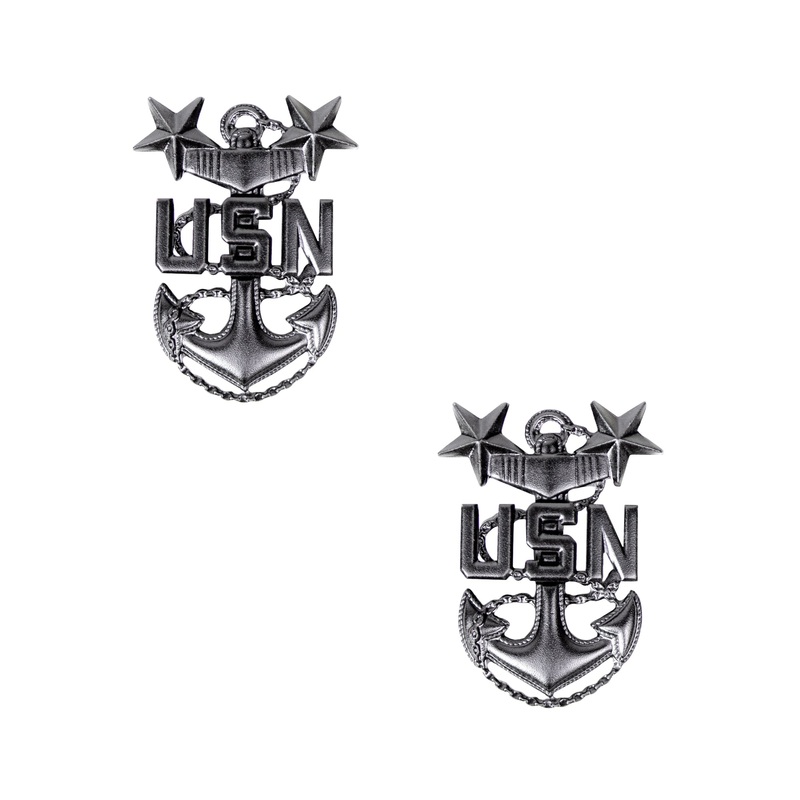 Navy Collar Device: E-9 Seabee – large