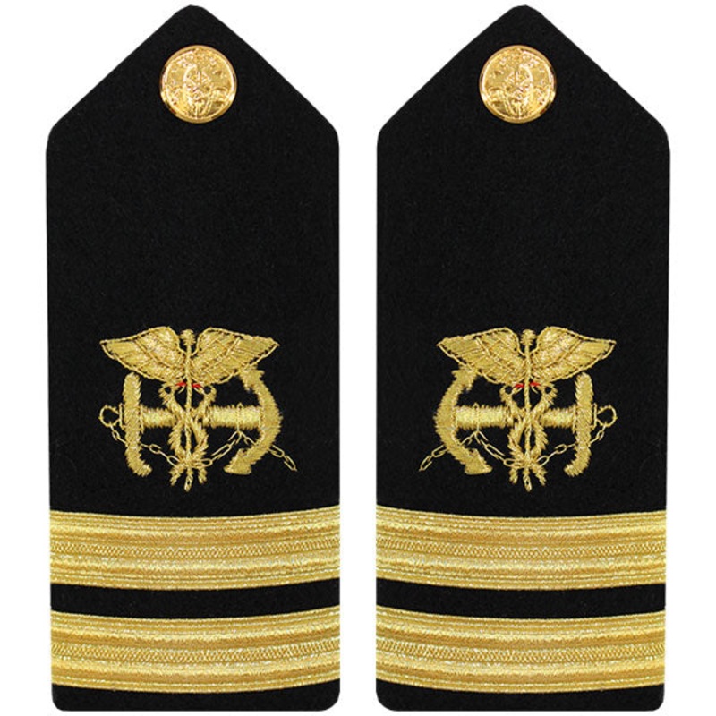 Public Health Service PHS FEMALE Hard Shoulder Board: Lieutenant