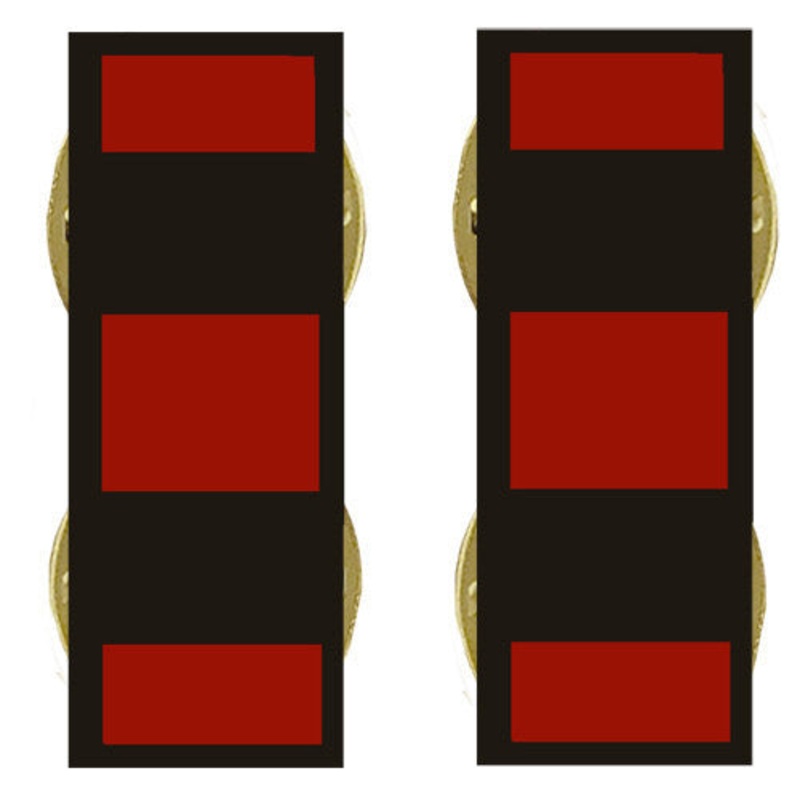 Marine Corps Collar Device: Warrant Officer 4 – black metal