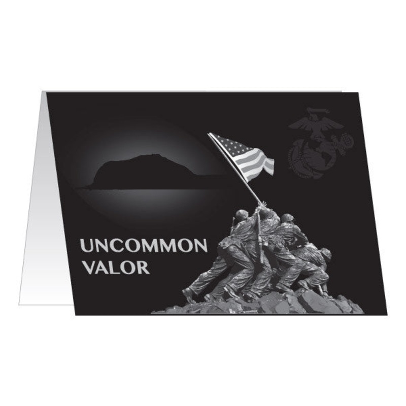 Marine Corps Greeting Card – Uncommon Valor