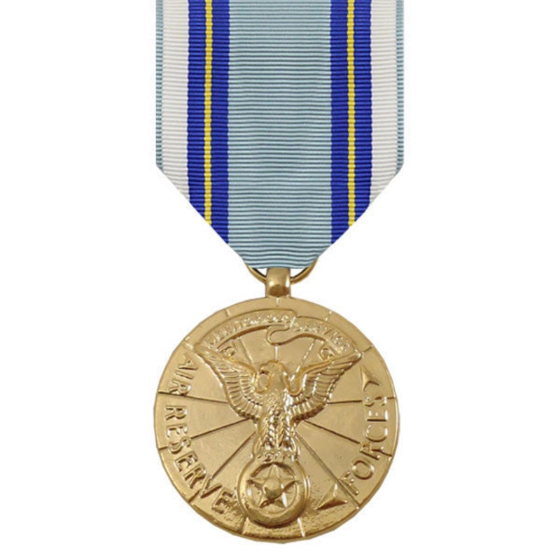Full Size Medal: Air Reserve Meritorious Service – 24k Gold Plated