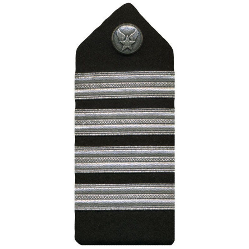 Air Force ROTC Hard Shoulder Board: Colonel – female