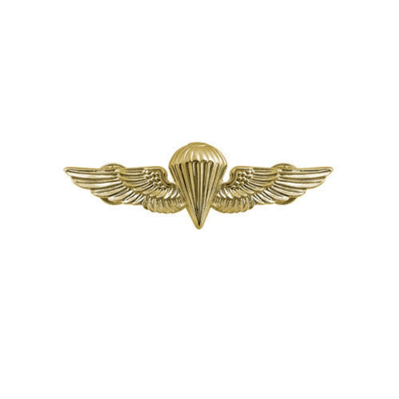 Badge: Parachutist – miniature, mirror finish