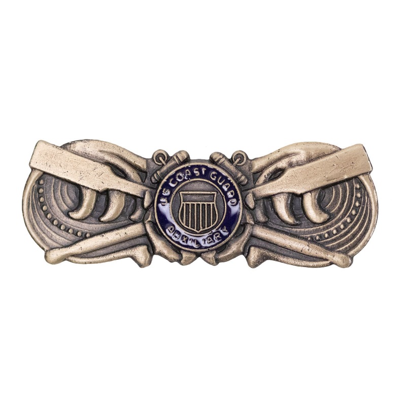 Coast Guard Auxiliary Badge: Coxswain – regulation size