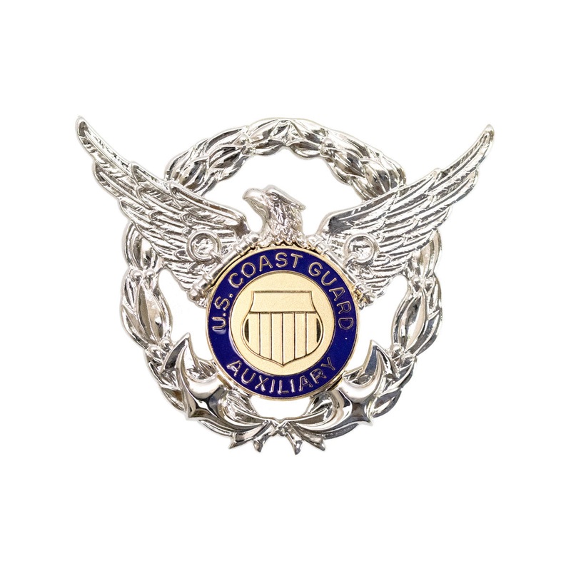 Coast Guard Auxiliary Cap Device – regulation size