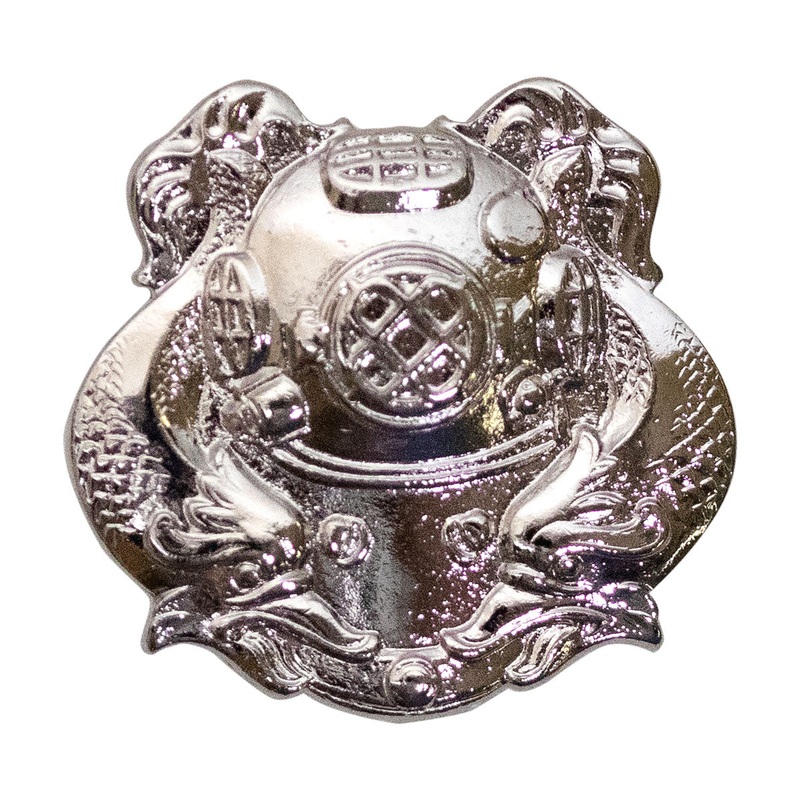 Badge: Diver First Class – miniature, mirror finish