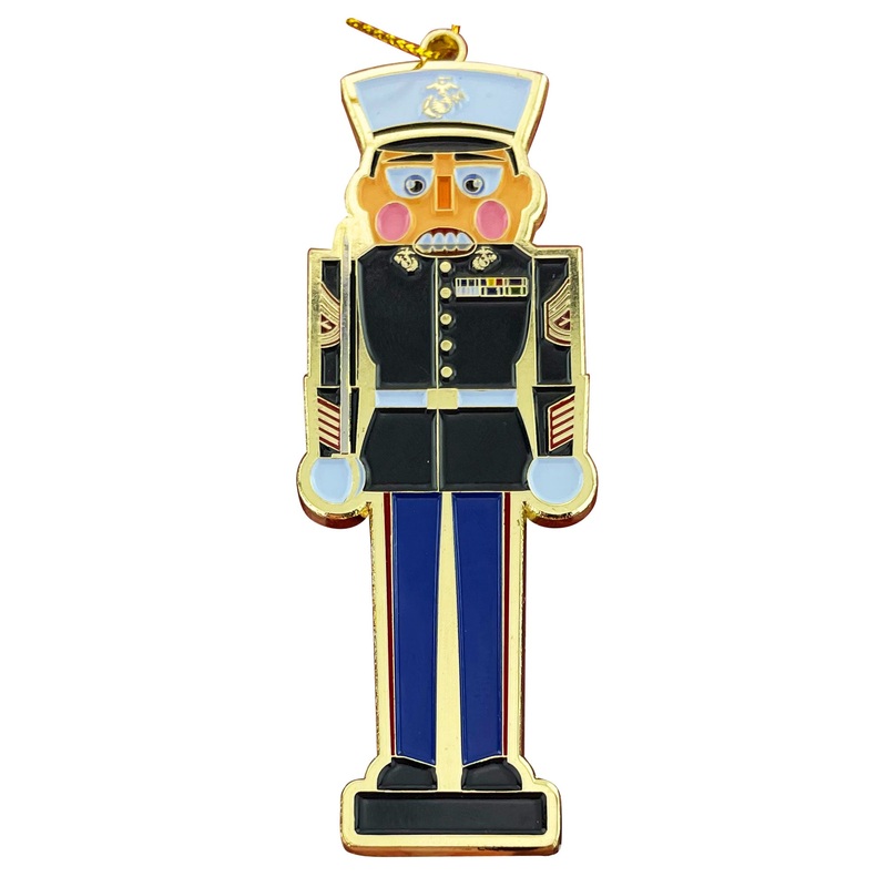 USMC Nutcracker 4 Metal Gunny with sword Enlisted
