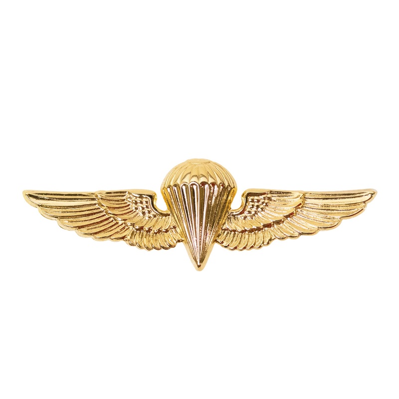 Badge: Parachutist – regulation, gold finish