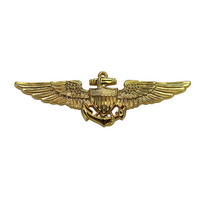 Navy Badge: Aviator – regulation size, gold finish