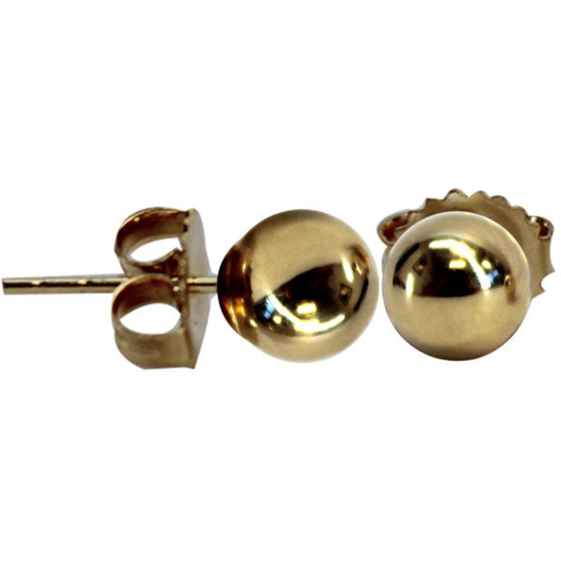 Earrings – gold filled ball
