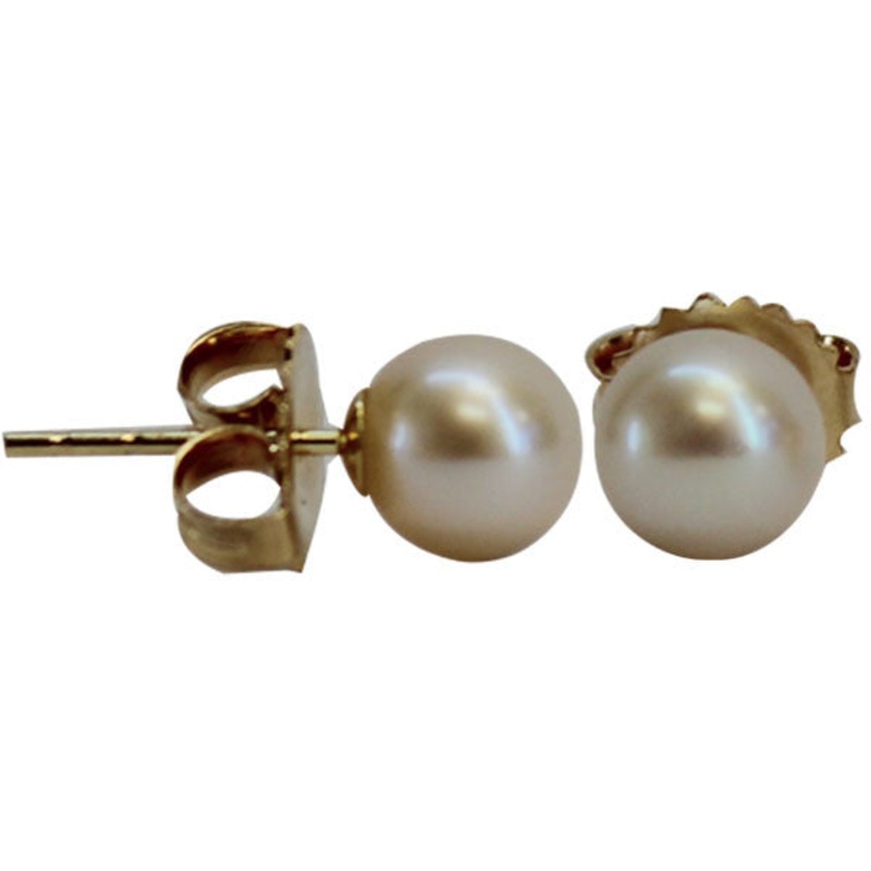Earrings – pearl ball