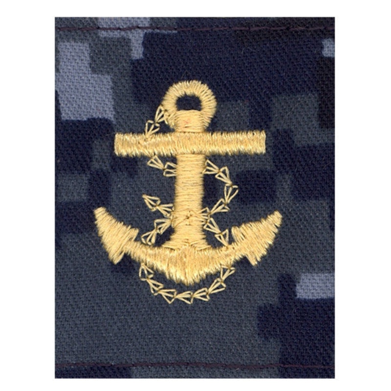 USNSCC / NLCC – Midshipman Parka Tab Blue Digital Embroidered