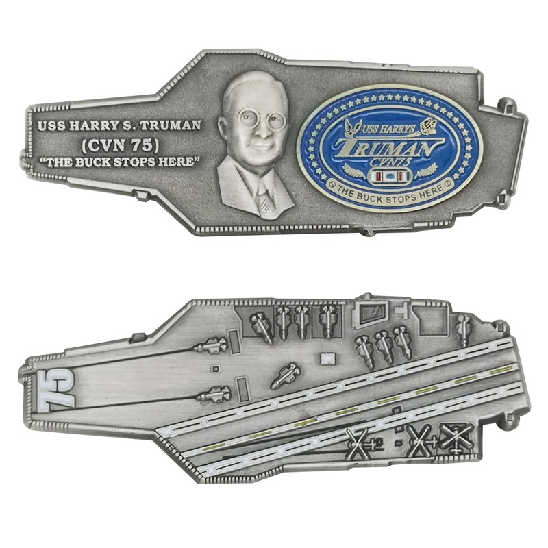 Coin: 3 USS Harry S. Truman CVN-75 – Carrier Shape