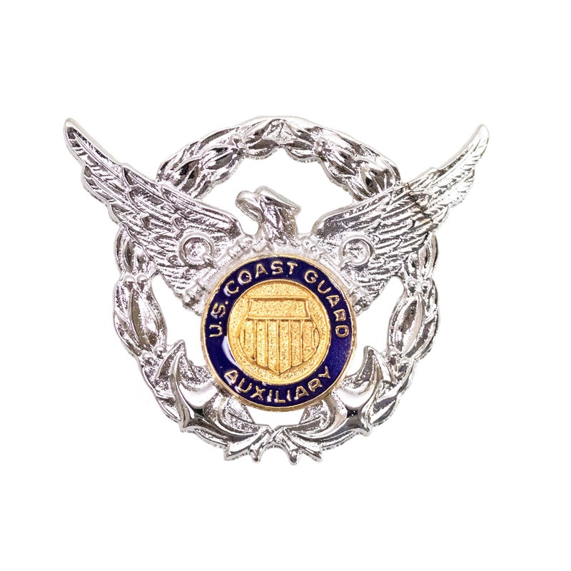 Coast Guard Auxiliary Cap Device – miniature