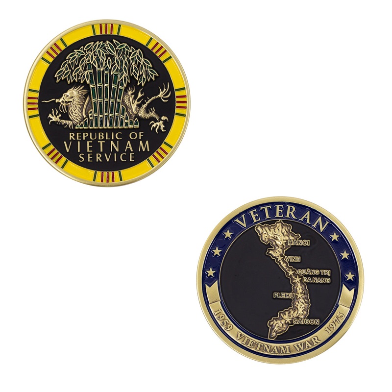 Coin: 2 Vietnam Veteran Memorial
