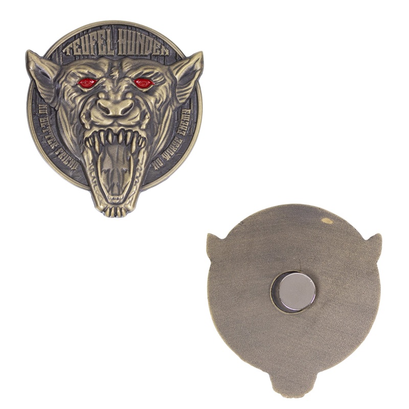 Coin: 2 Magnet: Marine Corps Teufel Hunden Devil Dog