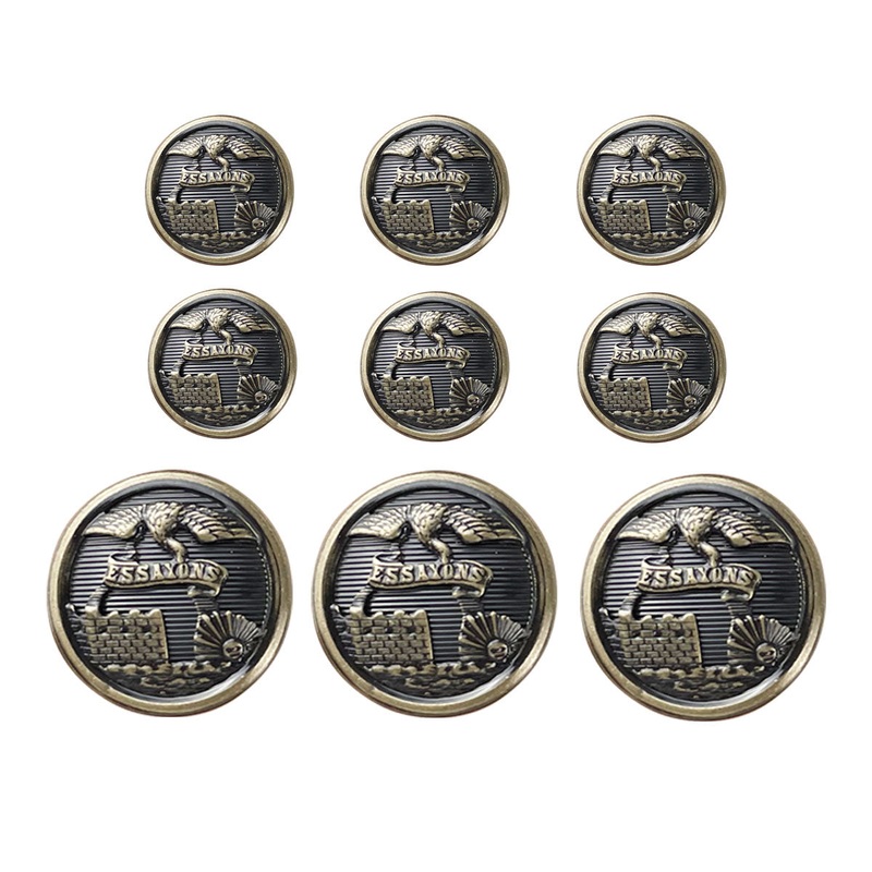 Army AGSU Button Set: Engineer 3-36 Ligne and 6-25 Ligne Male