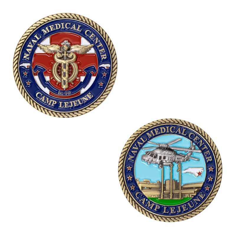 Coin: 1 3/4 Naval Medical Center Camp Lejeune