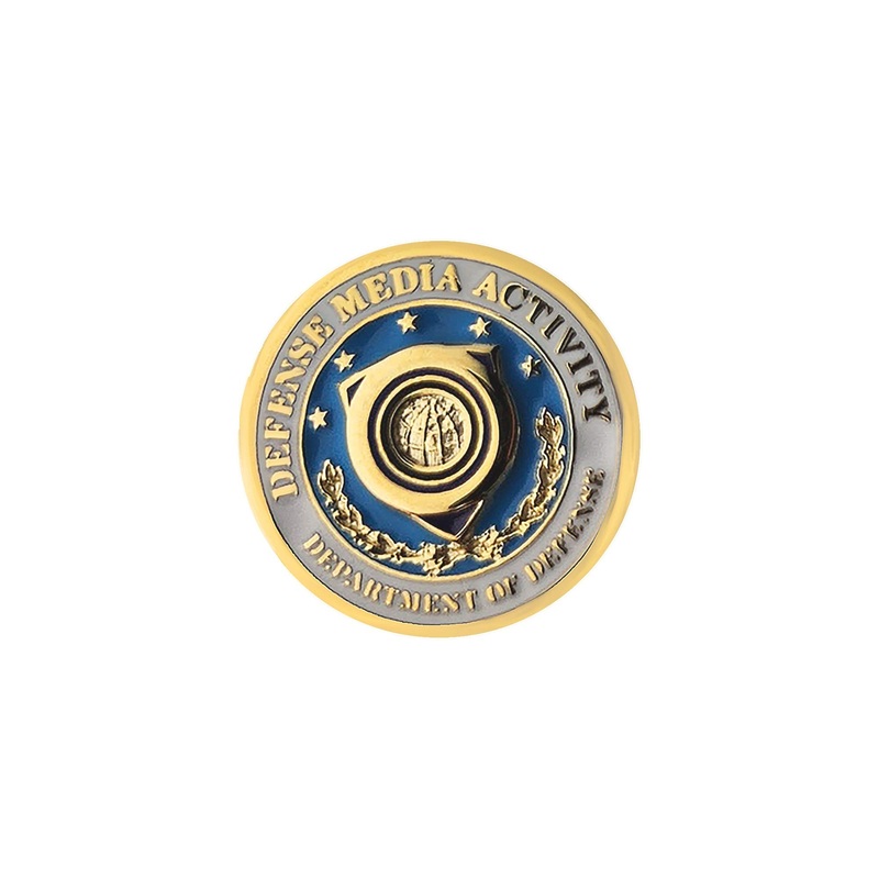 Depart of Defense Lapel Pin: Defense Media Activity