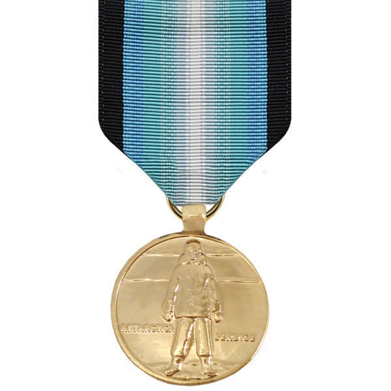 Full Size Medal: Antarctica Service – 24k Gold Plated