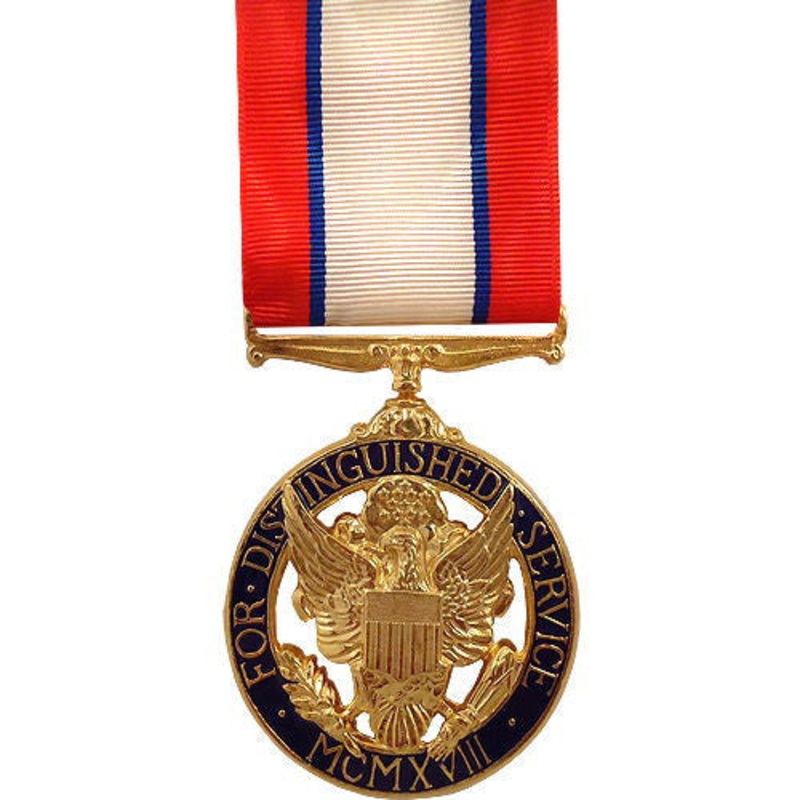 Full Size Medal: Army Distinguished Service – 24k Gold Plated