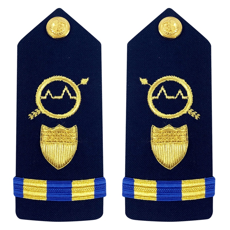 Coast Guard Shoulder Board: Warrant Officer 2 Operations Systems – Male