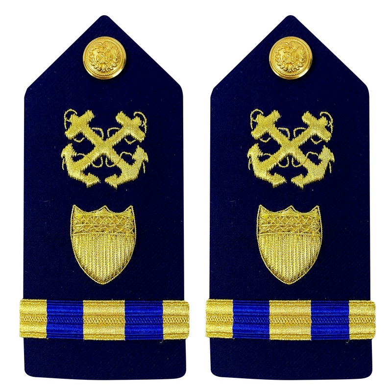 Coast Guard Shoulder Board: Warrant Officer 3 Boatswain – Female
