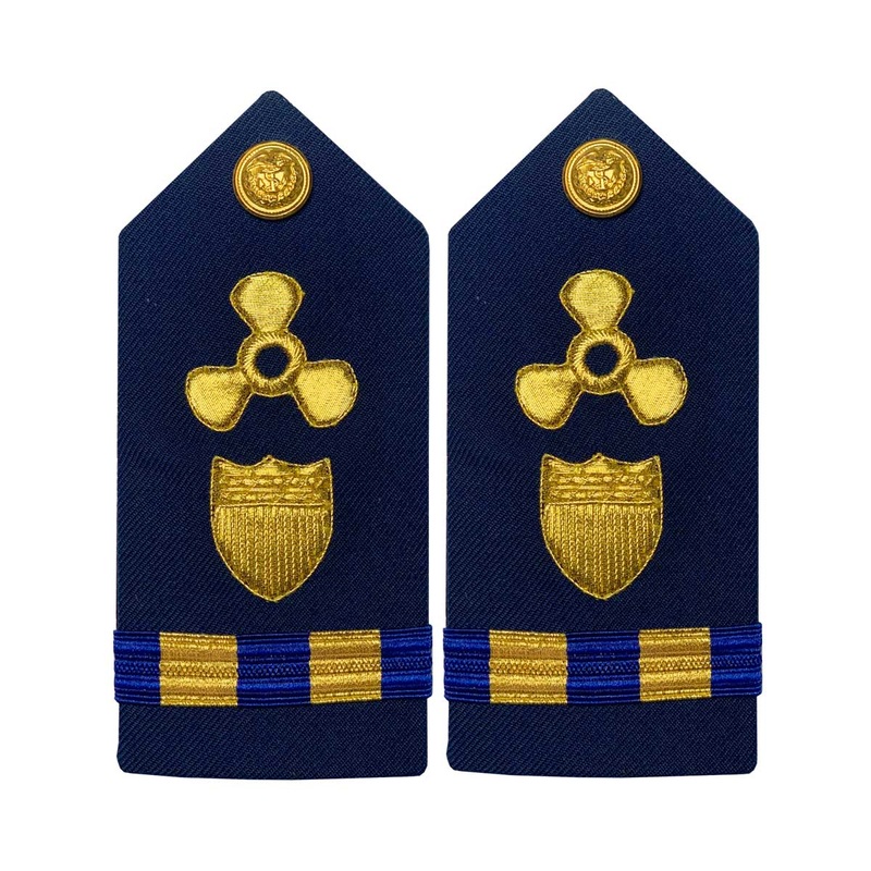 Coast Guard Shoulder Board: Warrant Officer 2 Naval Engineering – Female