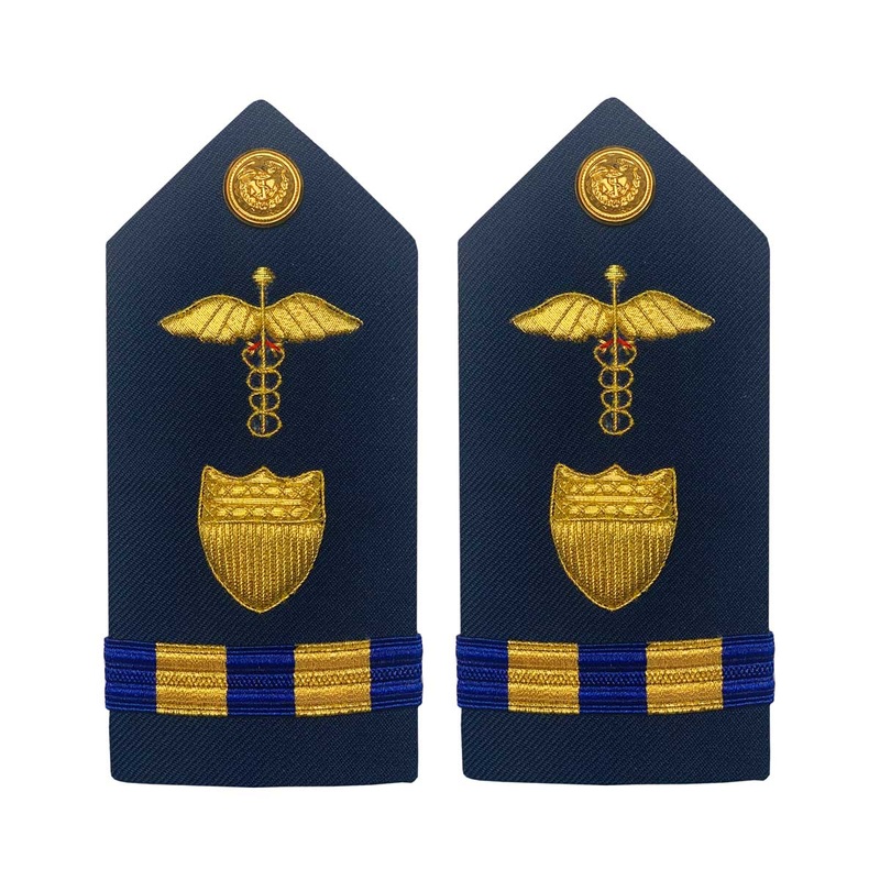Coast Guard Shoulder Board: Warrant Officer 2 Medical Administration – Female