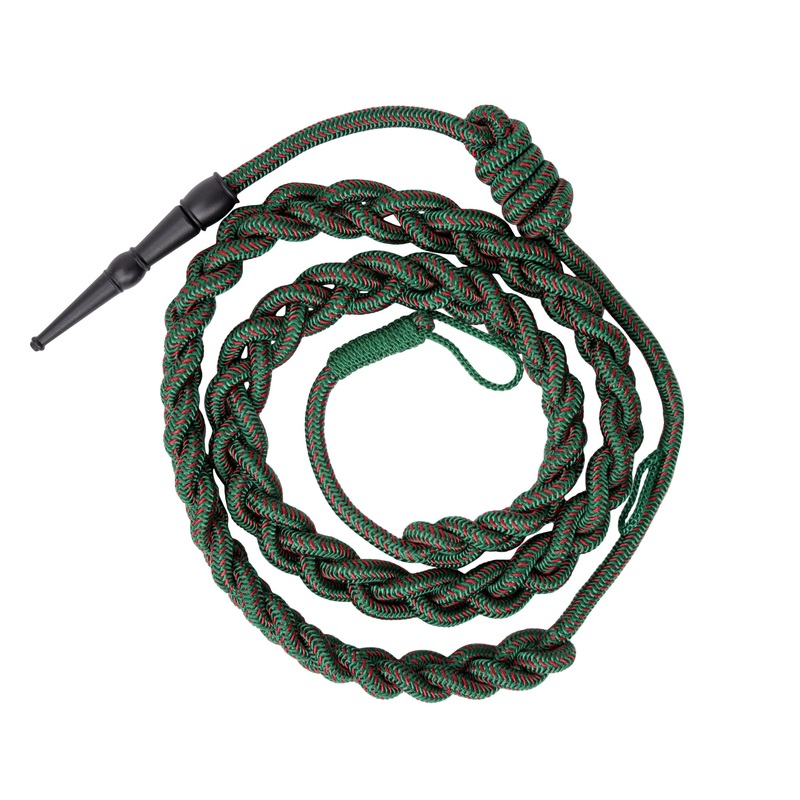 Marine Corps Fourragere: French WWI – green and red with black tip