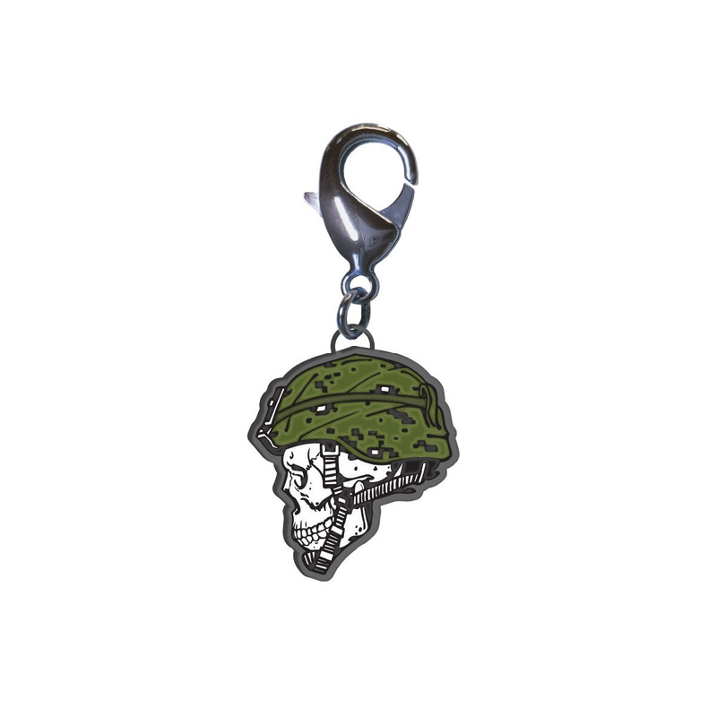 Charm  – Skull with Helmet
