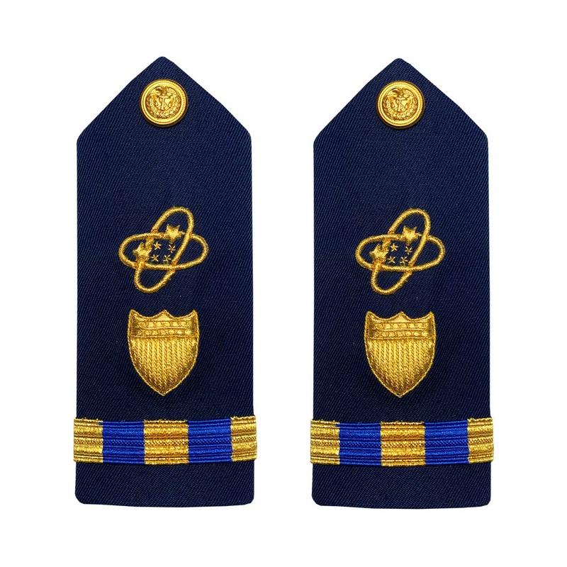Coast Guard Shoulder Board: Warrant Officer 3 Electronics