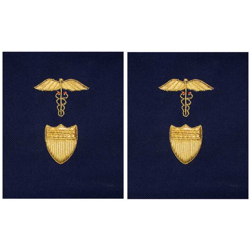 Coast Guard Sleeve Device: Serge Warrant Officer Medical Administration