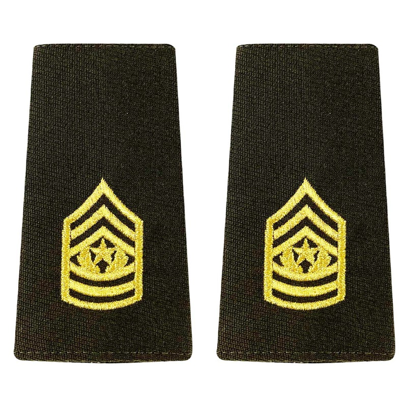 Army AGSU Large Epaulet: Command Sergeant Major