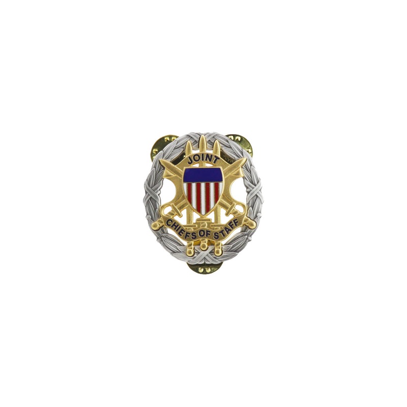 Identification Dress Blouse Badge: Joint Chiefs of Staff – miniature oxidized