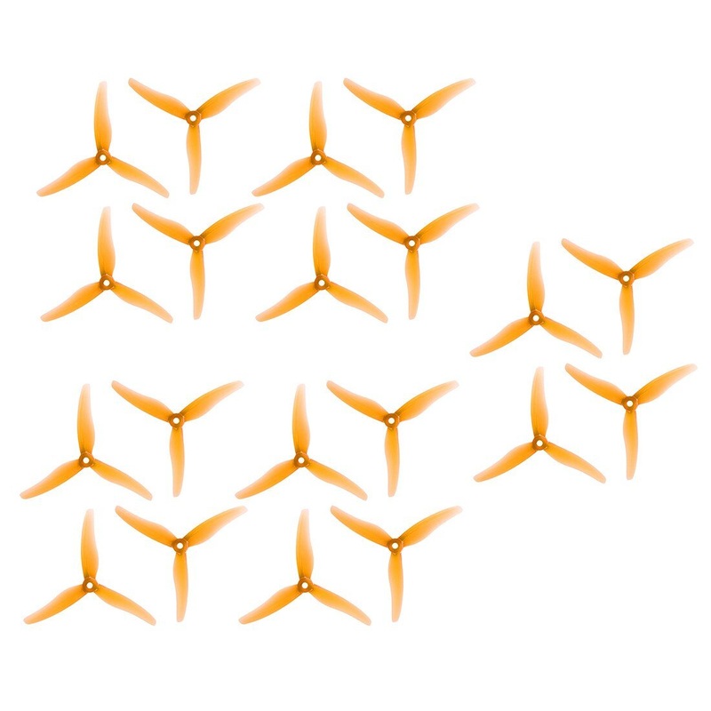 10 Pairs Gemfan Windancer 51433 3-paddle Propeller with 5mm Mounting Hole for 2206-2306 Motor RC Drone Spare Parts Accessories