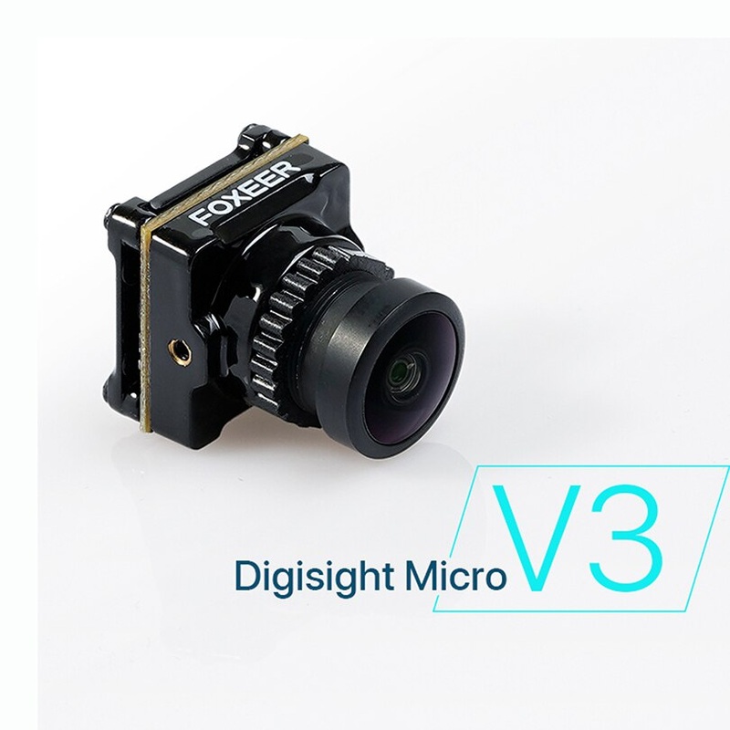 Foxeer Digisight V3 Micro FPV Camera 720P 60fps 3ms 1000TVL Analog Switchable Latency Compatible with Shark Byte