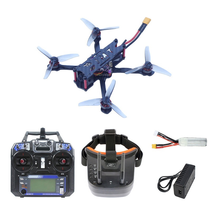 QWinOut Carbon Fiber 140mm Wheelbase DIY FPV Racing Drone F4 flight controller 5000KV Motor RC Quadcopter