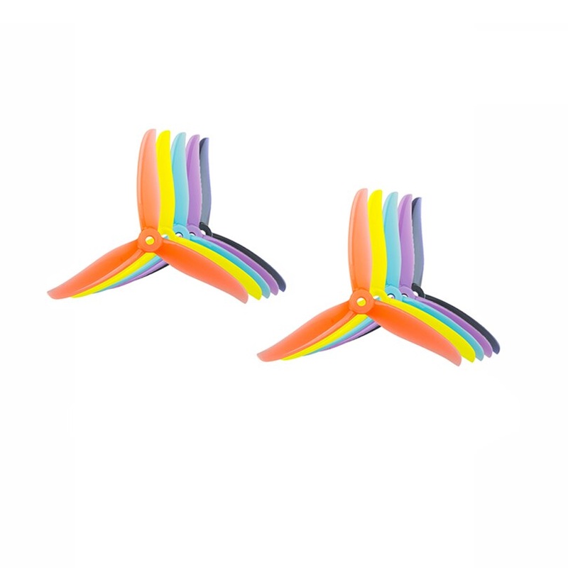 12Pairs Gemfan Hurricane 4937 4.9X3.7X3 3-Blade PC Propeller for FPV Racing Freestyle 5inch Drones DIY Parts