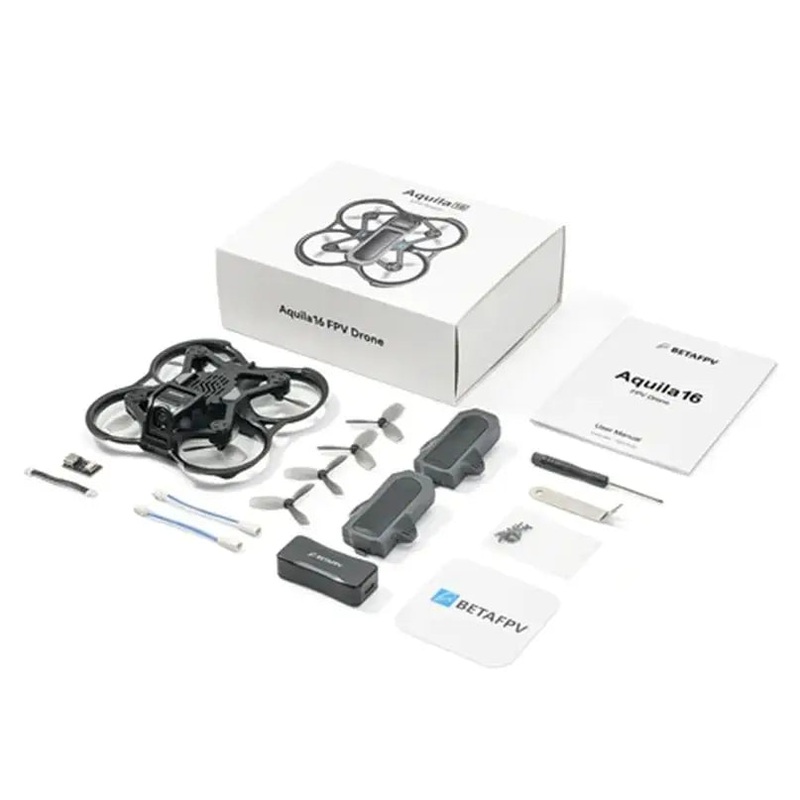 BETAFPV Aquila16 Brushless Quadcopter 1102 18000KV Brushless Motors VR03 Goggles Literadio 2 SE ELRS V3.0 2.4G FPV Quadcopter