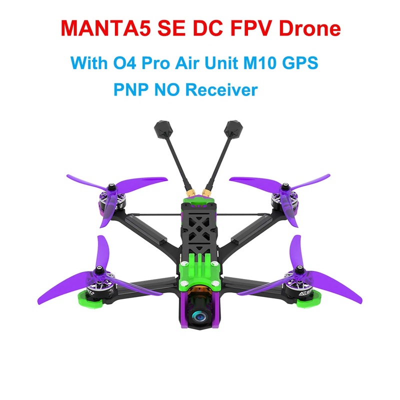Axisflying Manta5 SE DC Version FPV Drone 6S With For DJI O4 Pro M10 GPS PNP ELRS TBS for Long Range RC FPV Freestyle Drone
