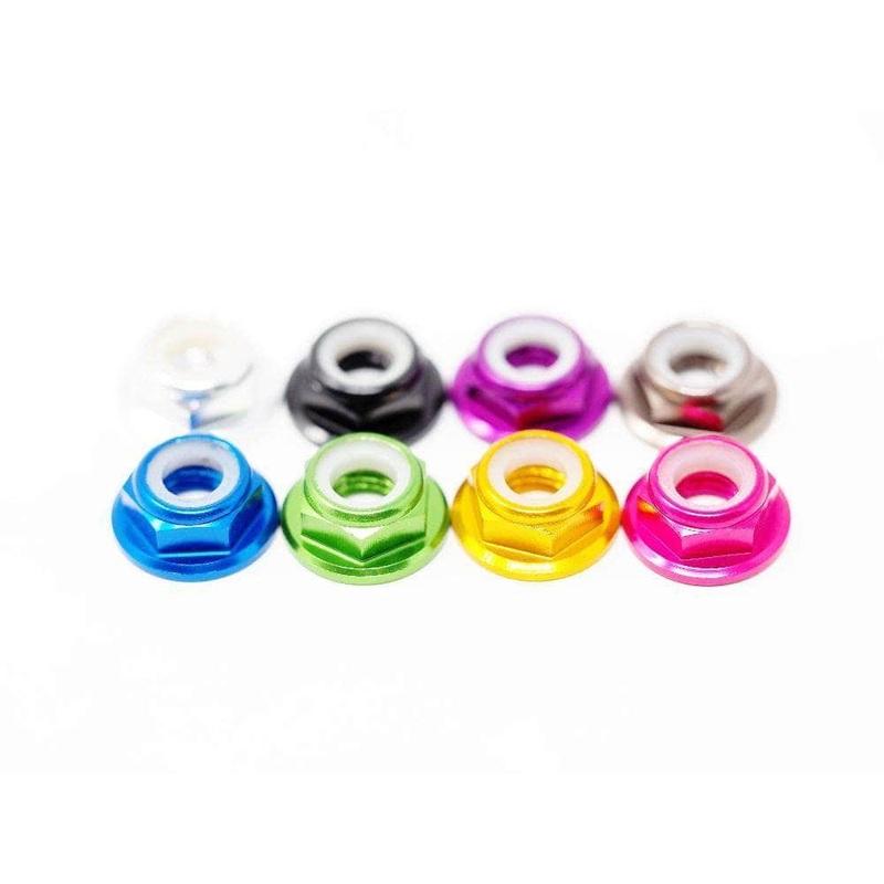 M5 Low Profile Prop Nut w/ Flange (4PCS) – Choose Your Color