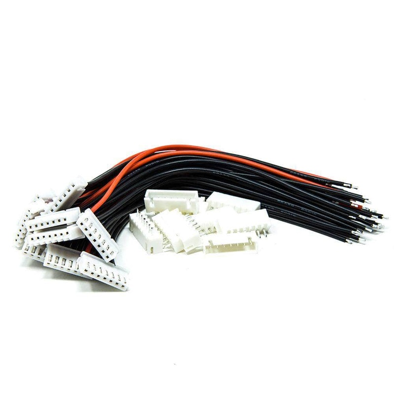 6S Balance Lead JST-XH 6S1P Balance Connector Male/Female Plug – 10 Pack