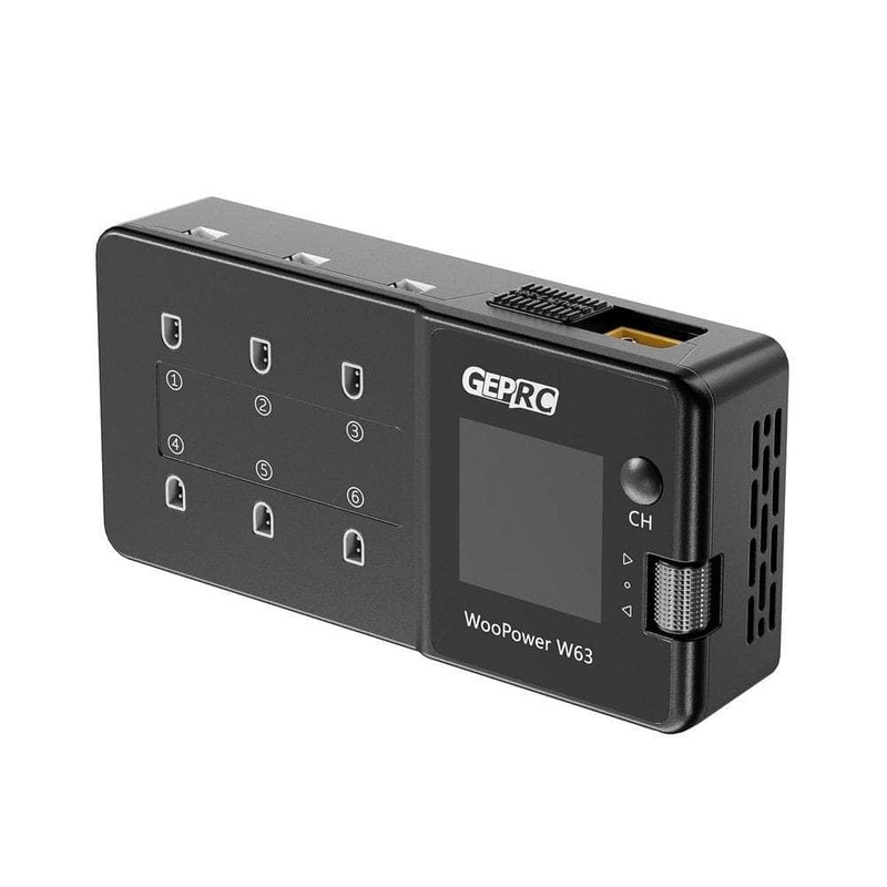 GEPRC WooPower W63 6-Port 1S Battery Charger